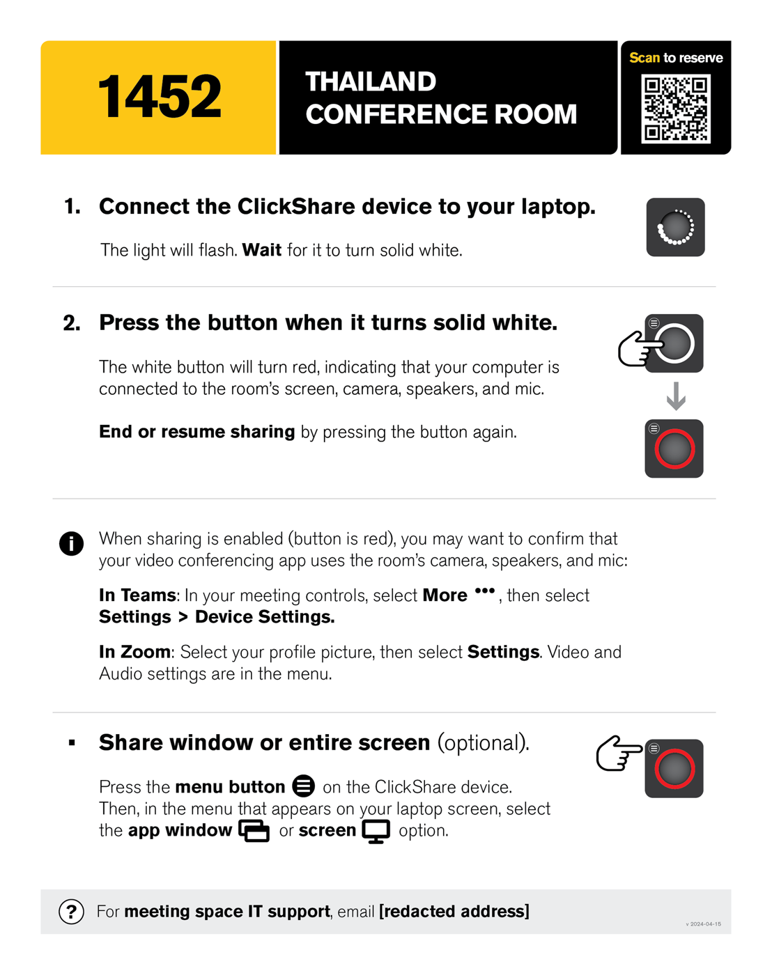 Videoconference Room Guide